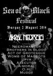 AKRAL NECROSIS la Sea of Black Festival 2014, Burgas 