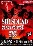 Concert Anti-Valentine: SHESDEAD, DeadEyeDick, Deliver The God