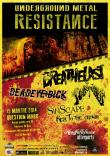 Line-up complet Urban Day la Underground Metal Resistance Fest 3