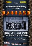 Programul concertului HAGGARD de la Bucuresti