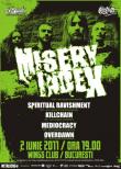 Programul concertului MISERY INDEX