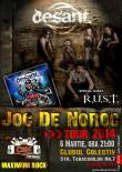 R.U.S.T. deschide concertul DESANT de la Bucuresti de pe 6 martie 2014