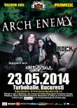 Ultimele informatii despre concertul Arch Enemy de la Bucuresti dupa plecarea Angelei Gossow din trupa