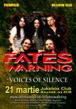 VOICES OF SILENCE va deschide concertul FATES WARNING de la Bucuresti