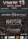 ABNORMYNDEFFECT, HARMASAR si ANXIETY concerteaza in Cahul