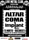ALTAR, IPR si COMA in concert la Live Metal Club