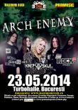 Krepuskul va deschide concertul Arch Enemy de la Bucuresti