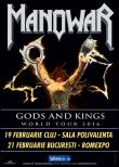 MANOWAR va sustine doua concerte in Romania in turneul 'Gods and Kings World Tour 2016'