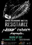 Underground Metal Resistance Fest 3 Warm Up: line-up complet