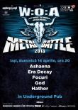 WACKEN Metal Battle Romania 2013 - trupele calificate in semifinala Iasi